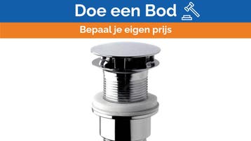 Bieden: TEA stainless steel chrome drain plug, Ophalen of Verzenden, Nieuw, Kombuis en Sanitair, Zeilboot of Motorboot