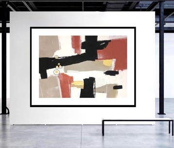 Dam Domido - Bouquet abstrait - 150 x 100 cm