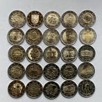 Europa. 2 Euro Various Years (25 munten) (Zonder, Postzegels en Munten
