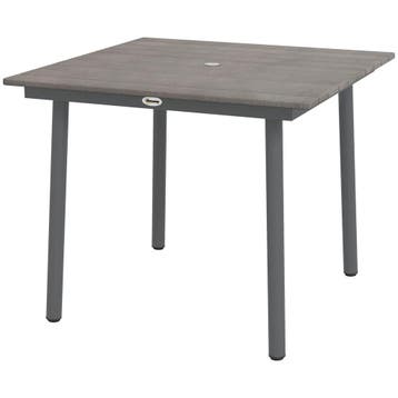 TRUUSK Tuintafel 4 Personen - Paraplugat - Terrastafel - Lat, Verzenden, Nieuw