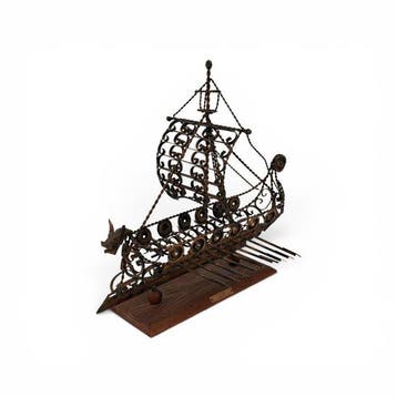 Decoratief ornament - Zweden - Vikingschip