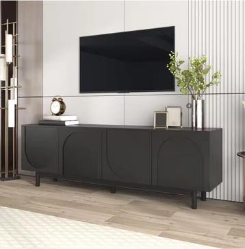 TV-meubel 175 cm – Modern lowboard met deuren en planken, Verzenden, Nieuw