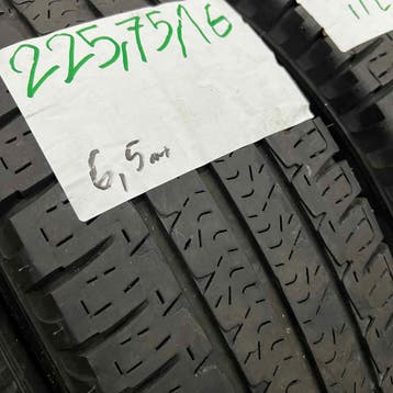 2 x Michelin 225-75-16 C Zomerbanden 6,5mm, 16 inch, Ophalen of Verzenden, Band(en), Bestelwagen