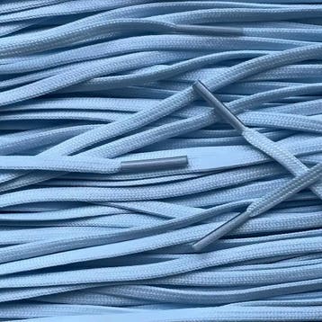 Smalle veters - IJsblauw • 120  cm x 4 mm, Ophalen of Verzenden, Nieuw