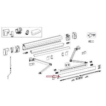 Thule Lead Rail 5200 3.00 Antraciet, Ophalen of Verzenden, Nieuw, Thule