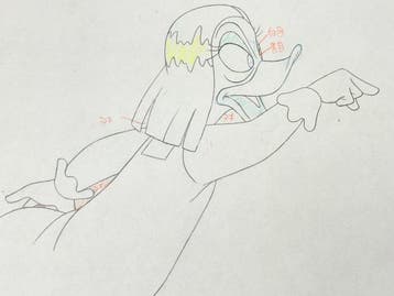 Walt Disney, 1987/90 - Originele animatietekening van Magica, Nieuw