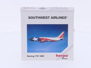 Schaal 1:500 Herpa 500548 Southwest Airlines Boeing 737-3..., Hobby en Vrije tijd, Ophalen of Verzenden, Zo goed als nieuw