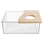 Hamster Zandbad Acryl Badhuis voor Kleine Dieren, Verzenden