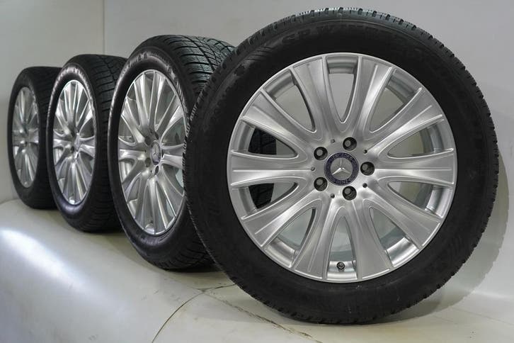 Mercedes S-Klasse W222 18 inch velgen Dunlop Runflat Winterb, Auto-onderdelen, Banden en Velgen, Velg(en), Gebruikt, 18 inch, Winterbanden