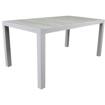 Showroommodel Fresno dining tuintafel 160x90xH74 cm wit, Ophalen of Verzenden, Nieuw