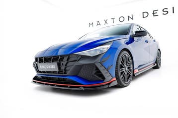 Maxton Front Splitter V.2 Hyundai Elantra N Mk7, Verzenden