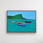 Alonso Cuesta - Costa verde con botes - XL