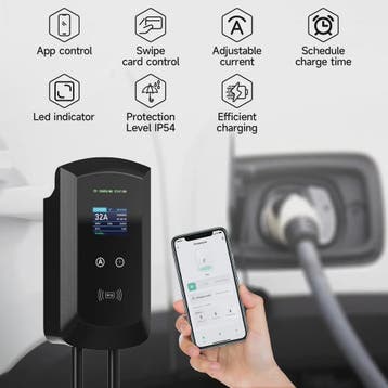 22KW 3-Fase Type 2 EV Laadstation Wallbox met WIFI/APP Contr, Verzenden, Nieuw