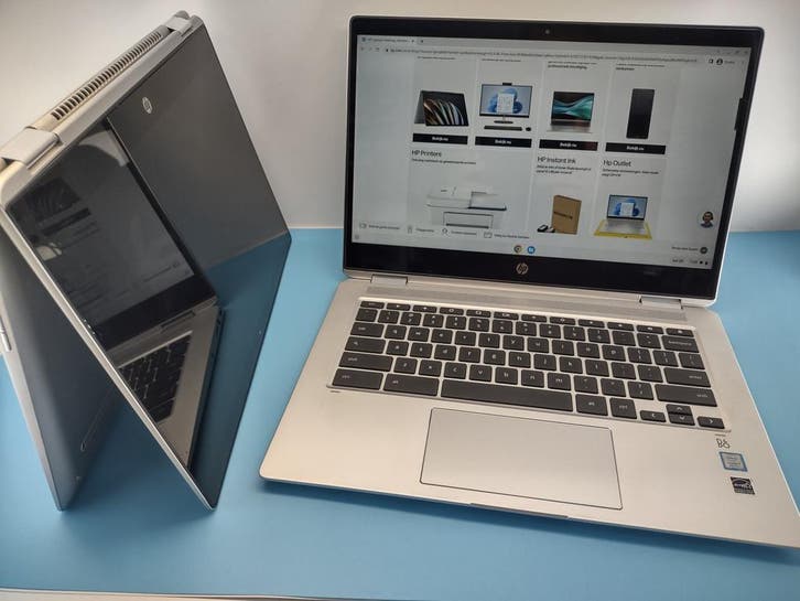 HP Chromebook x360 14 G1 Intel core i3 - i5 - i7 - 64GBssd, Computers en Software, Chromebooks, 14 inch, 64 GB, Touchscreen, Qwerty