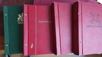 Suriname en Nederlandse Antillen 1953/1996 - Vier albums met, Gestempeld