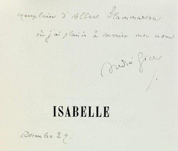 André GIDE / Jean-Gabriel DARAGNÈS - Isabelle [16 gravures