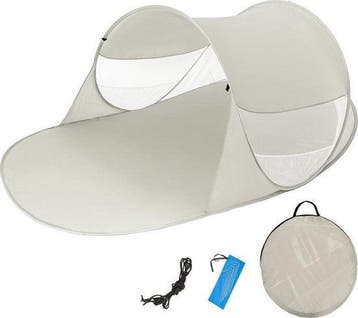 2dekans | Pop up strand tent 245 cm x 145 cm x 95cm, Ophalen of Verzenden, Zo goed als nieuw