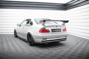 Maxton Carbon Spoiler met beugels en LED BMW 3 Coupé E46, Verzenden