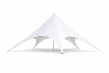Stertent Vega Polyester - diameter 10 meter (PVC Partytent), Verzenden, Nieuw, 2 meter of meer, Partytent