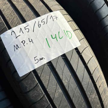 2 x Michelin Primacy 4 215-65-17 Zomerbanden 5mm, 17 inch, Ophalen of Verzenden, Band(en), Personenwagen
