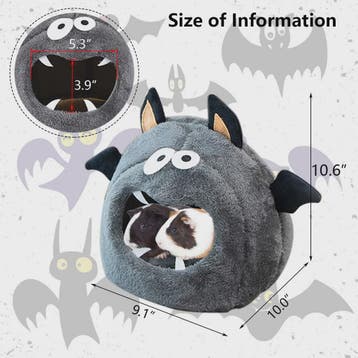 Monster Huisje & Bedje voor Kleine Huisdieren - Warm & Knus, Verzenden, Nieuw