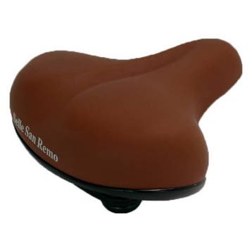 Selle San Remo Zadel 3240 Comfort - Bruin, Fietsen en Brommers, Fietsonderdelen, Verzenden, Nieuw