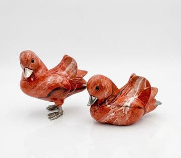 sculptuur, EXTREMELY RARE DUO OF MALEVOLTI DUCKS, ITALY –, Nieuw