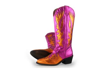 DWRS Cowboy laarzen in maat 37 Roze, DWRS, Overige kleuren, Verzenden, Zo goed als nieuw