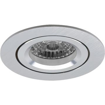 GU10 Inbouwspot Set - Mat Zilver - Inbouw Rond - Kantelbaar, Ophalen of Verzenden, Nieuw, Overige fittingen, Plafondspot of Wandspot