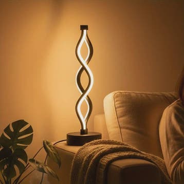 Moderne Spiraal Tafellamp met Touch Control en 3 Kleuren LED, Huis en Inrichting, Verzenden, Nieuw