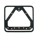 Kentekenplaathouder classic zwart liggend 14.5x12.5cm, Fietsen en Brommers, Ophalen of Verzenden, Nieuw, DMP