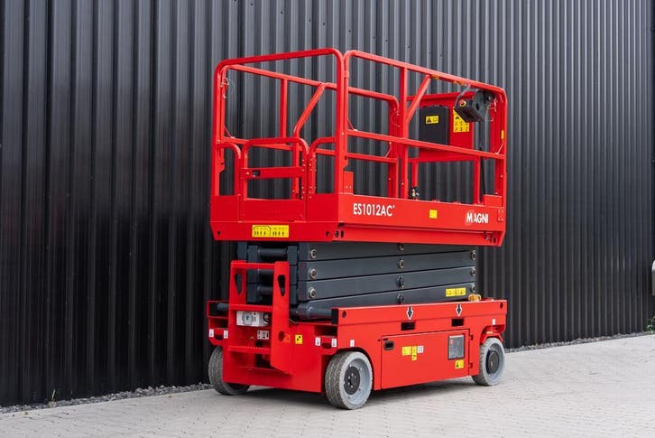 Schaarhoogwerker 10M | 450 kg draagvermogen | Lithium LFP, Zakelijke goederen, Machines en Bouw | Liften, Steigers en Ladders