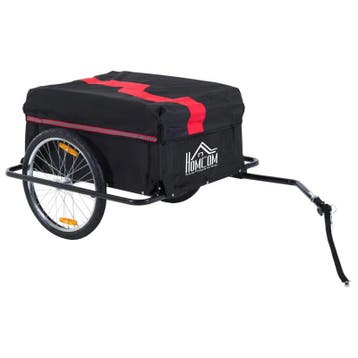 TRUUSK Transportkar Bakfietskar CargoTrailer: Zwart - Inklap, Verzenden, Nieuw