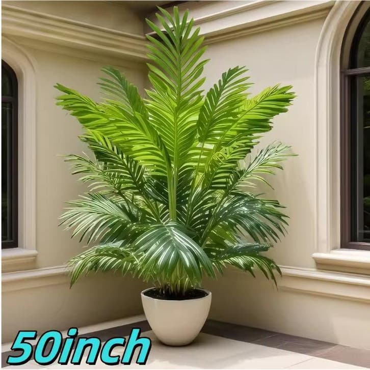 Grote Kunst Palmboom – Realistische Palmplant Decoratie, Huis en Inrichting, Woonaccessoires | Kunstplanten en Kunstbloemen, Nieuw