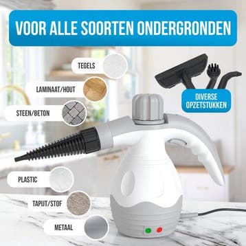 2dekans | Strex Stoomreiniger Extra Krachtig - 1200W 4bar -, Ophalen of Verzenden, Gebruikt