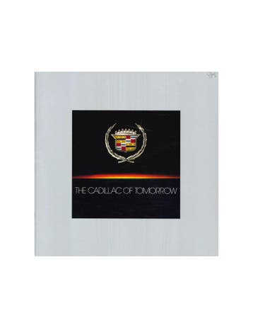 1985 CADILLAC PROGRAMMA BROCHURE ENGELS (USA), Nieuw, Author