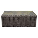 Barakaldo premium lounge tuintafel 120x75xh43,5 cm grijs, Tuin en Terras, Tuintafels, Ophalen of Verzenden, Nieuw