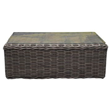 Barakaldo premium lounge tuintafel 120x75xh43,5 cm grijs, Tuin en Terras, Tuintafels, Ophalen of Verzenden, Nieuw