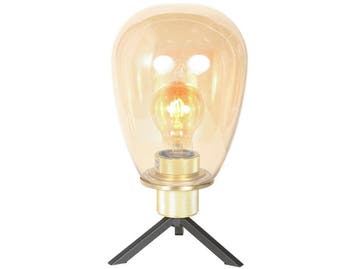 Steinhauer Reflexion 2682ME - Tafellamp E27 fitting 28cm, Huis en Inrichting, Lampen | Tafellampen, Verzenden, Nieuw