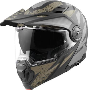 Bogotto FG-102 Safari Fiberglas Enduro Helm Zwart Grijs, XXL, Nieuw met kaartje, Overige merken, Heren