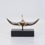 sculptuur, NO RESERVE PRICE - Bronze Manta Ray Sculpture, Antiek en Kunst