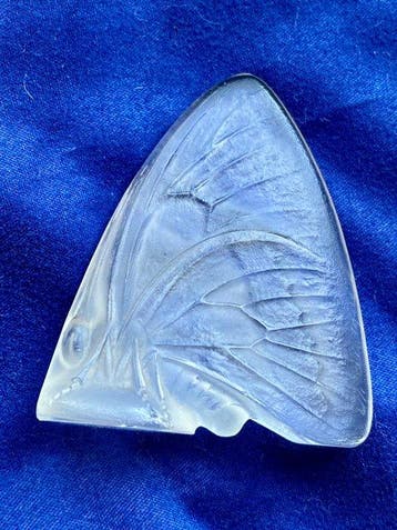 Lalique - Beeldje - Borboleta, Asas Fechadas - Glas