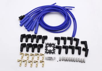 8.5mm Spark Plug Wire Set V8 - straight boots blue, Ophalen of Verzenden, Nieuw