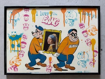 Koen Betjes (1992) - Beagle Boys Stealing Vermeer x POP -, Antiek en Kunst
