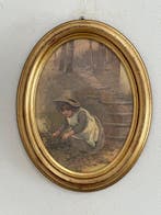 Lijst - Hout, bladgoud - vergulde lijst