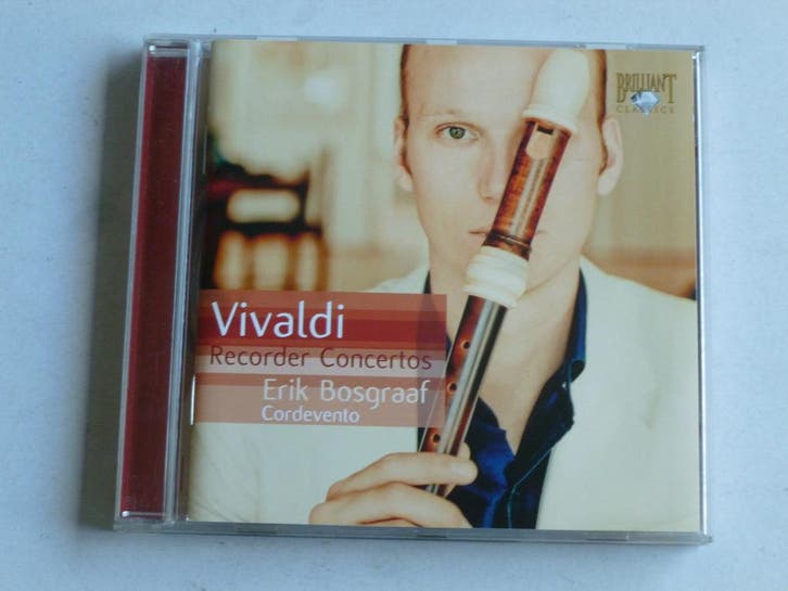 Vivaldi - Recorder Concertos / Erik Bosgraaf, Cd's en Dvd's, Cd's | Klassiek, Zo goed als nieuw, Ophalen of Verzenden