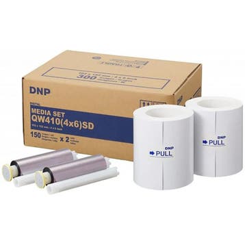 DNP Papier 300 Prints Premium 10x15 voor DP-QW410, Ophalen of Verzenden, Nieuw