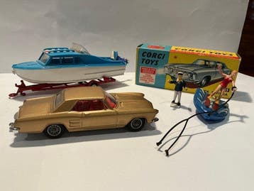 Corgi - Model coupé (2) - Buick Riviera and Cabin Cruiser, Nieuw