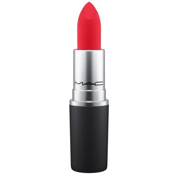 MAC Cosmetics Powder Kiss 915 Lasting Passion Lipstick - 3g, Ophalen of Verzenden, Nieuw, Lippen, Make-up
