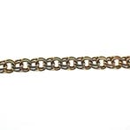 Gouden Prince of Wales collier; 45,5 cm (Ketting), Ophalen of Verzenden, Gebruikt, Overige kleuren, Goud